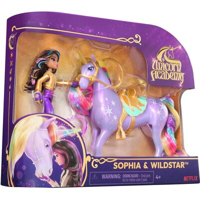 Lalka SPIN MASTER Unicorn Academy Sophia i Jednorożec 6066838