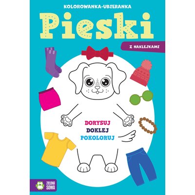 Kolorowanka Ubieranka Pieski (miękka okładka)