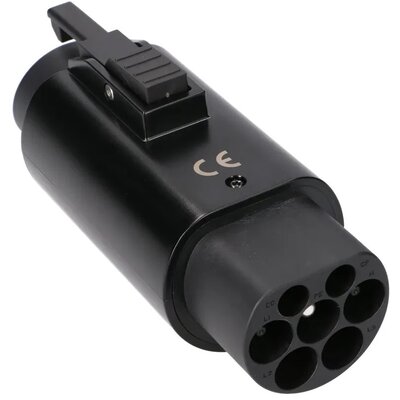 Adapter do ładowarki samochodu elektrycznego EXTRALINK EX.22622 gniazdo Typ 2 - wtyk Typ 1