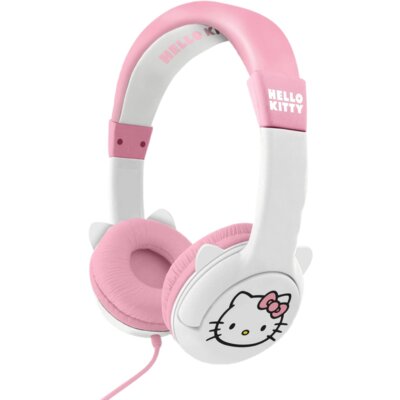 Słuchawki nauszne OTL Kids Hello Kitty Biało-różowy
