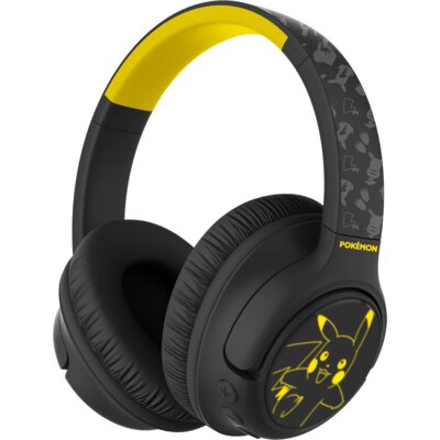 Słuchawki nauszne OTL LED Pokemon Pikachu Czarno-żółty