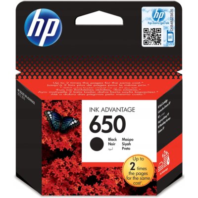 Tusz HP 650 Czarny 6.5 ml CZ101AE + Tusz HP 650 Kolorowy 5 ml CZ102AE