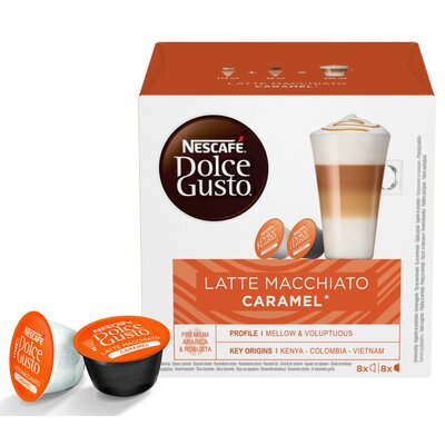 Kapsułki NESCAFE Latte Macchiato Caramel do ekspresu Nescafe Dolce Gusto