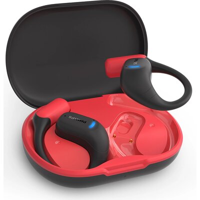 Słuchawki powietrzne PHILIPS TAA6709BK/00 Czarno-czerwony