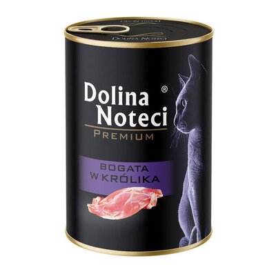Karma dla kota DOLINA NOTECI Premium z królikiem 400 g