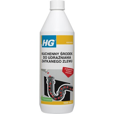 Płyn do udrażniania zatkanego zlewu HG 1000 ml