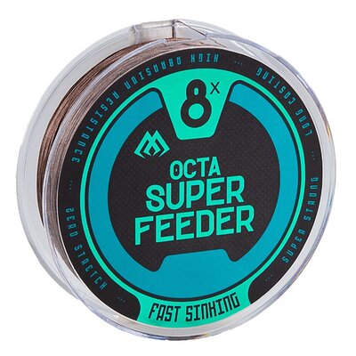 Plecionka MIKADO Octa Super Feeder 0.14 mm / 150 m Brązowa