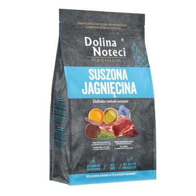 Karma dla kota suszona DOLINA NOTECI Premium Jagnięcina 2 kg