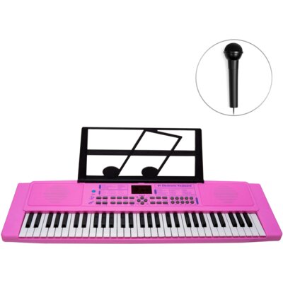 Keyboard MUSICMATE MM-03 KeyDeluxe Różowy