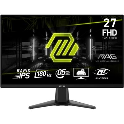 Monitor MSI Mag 275F 27" 1920x1080px IPS 180Hz 0.5 ms [GTG]