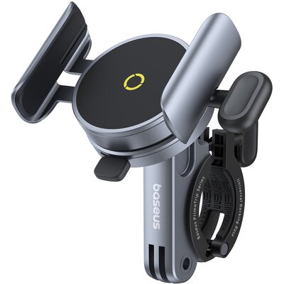 Uchwyt na telefon do roweru BASEUS PrimeTrip Magnetyczny C40569000121-00 Szaro-czarny