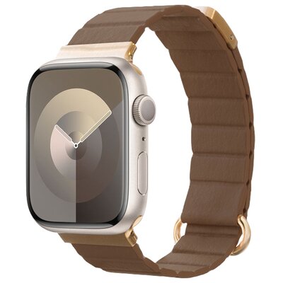 Pasek CRONG Eclipse do Apple Watch 2/3/4/5/6/7/8/9/10/SE/SE 2022 (38/40/41/42mm) Brązowy