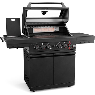 Grill gazowy KOLER Krone S2 Black 21.6 kW 74 x 46 cm
