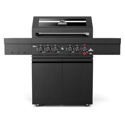 Grill gazowy KOLER Krone S3 Czarny 21.6 kW 74 x 47 cm