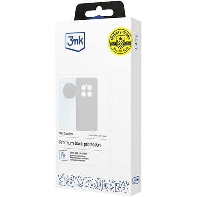 Etui 3MK Matt Case Pro do Samsung Galaxy A15 5G Czarny