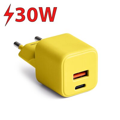 Ładowarka sieciowa COLORUM CLS30-AC-05 30W Żółty