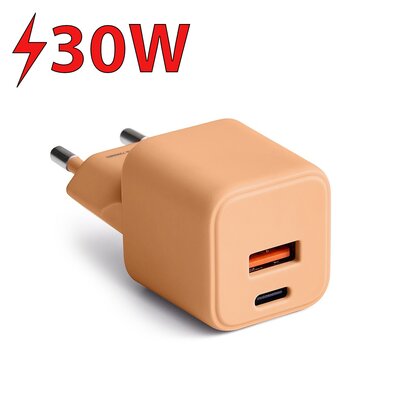 Ładowarka sieciowa COLORUM CLS30-AC-14 30W Pomarańczowy ładowarka do telefonu USB, USB-C