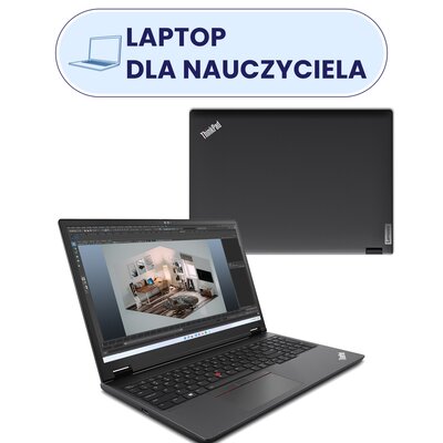 Laptop LENOVO ThinkPad P16v Gen 2 16" IPS Ultra 7-155H 32GB RAM 1TB SSD GeForce RTX1000 Windows 11 Professional