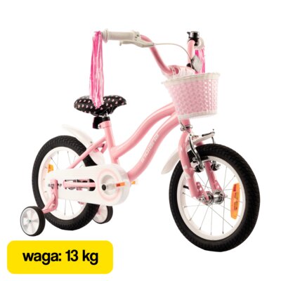 Rower dziecięcy INDIANA Pretty 14 cali Różowy Wzrost: 95-110 cm Wiek: 3-4 lata
