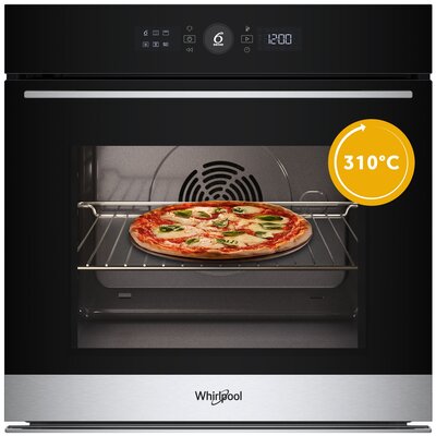 Piekarnik WHIRLPOOL WOI5S8PM1SXA Elektryczny Czarny inox A+