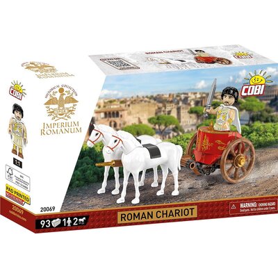 Klocki plastikowe COBI Historical Collection Imperium Romanum Rzymski rydwan COBI-20069