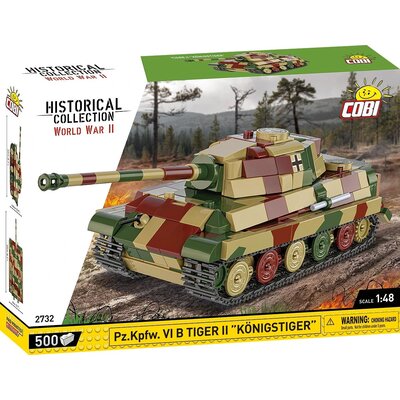 Klocki plastikowe COBI Historical Collection World War II PZ.KPFW.VIB TIGER II Königstiger COBI-2732