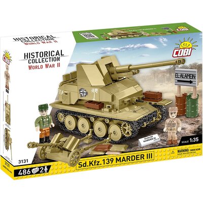 Klocki plastikowe COBI Historical Collection World War II Sd.Kfz.139 Marder III COBI-3131