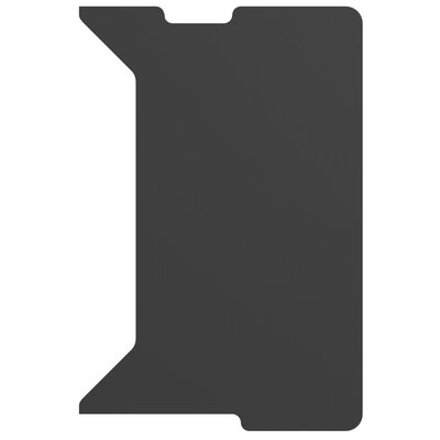 Blat boczny GENESIS Holm Modular prawy 75 x 50 cm Antracyt