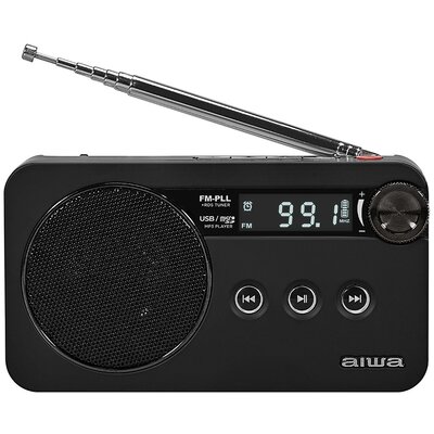 Radio AIWA RS-77PLL/BK Cyfrowe Czarny