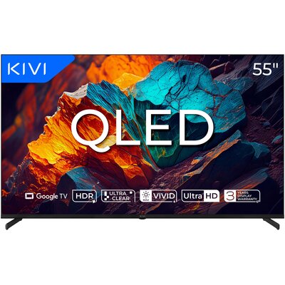 Telewizor KIVI 55U720QB 55" QLED 4K Google TV HDMI 2.1