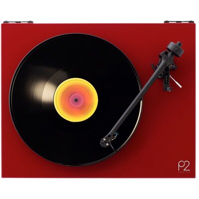 Gramofon REGA Planar 2 Wkładka Rega Nd3 Czerwony