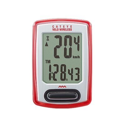Licznik rowerowy CATEYE Velo Wireless CC-VT230W Czerwony