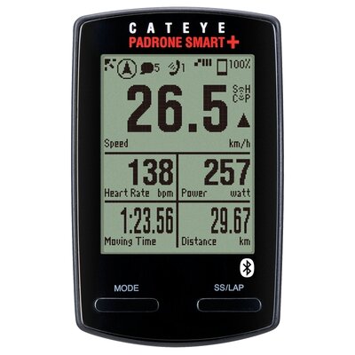 Licznik rowerowy CATEYE Padrone Smart+ CC-SC100B + ISC-12 + HR-12