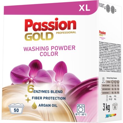 Proszek do prania PASSION GOLD Professional 3 kg do kolorowych tkanin