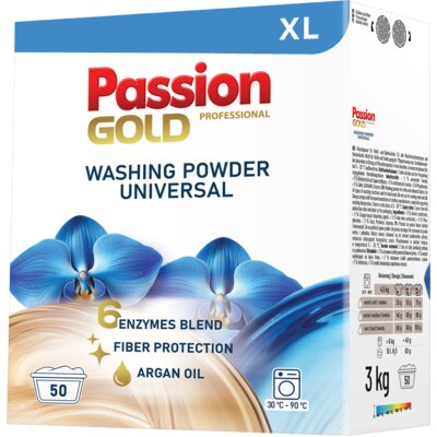 Proszek do prania PASSION GOLD Professional 3 kg Uniwersalny