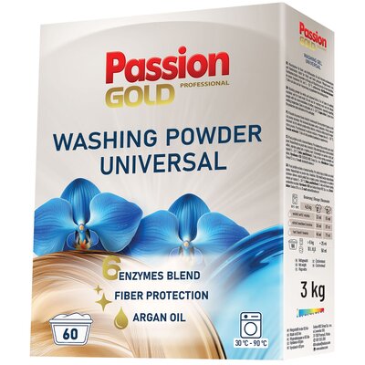 Proszek do prania PASSION GOLD Professional 3 kg Uniwersalny