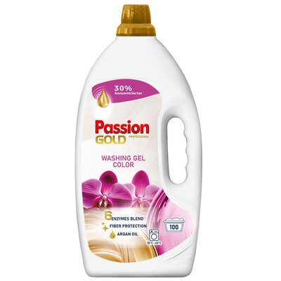 Żel do prania PASSION GOLD Professional Color 4000 ml do kolorowych tkanin