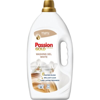 Żel do prania PASSION GOLD Professional White 4000 ml do białych tkanin