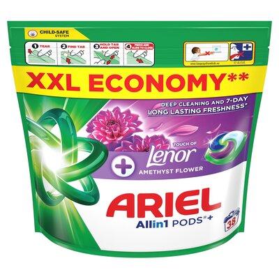 Kapsułki do prania ARIEL Touch Of Lenor Amethyst Flower - 38 szt.