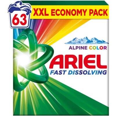 Proszek do prania ARIEL Fast Dissolving Alpine Fresh Color 3.46 kg do kolorowych tkanin