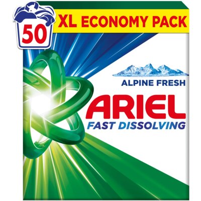 Proszek do prania ARIEL Fast Dissolving Alpine Fresh Color 2.75 kg do kolorowych tkanin