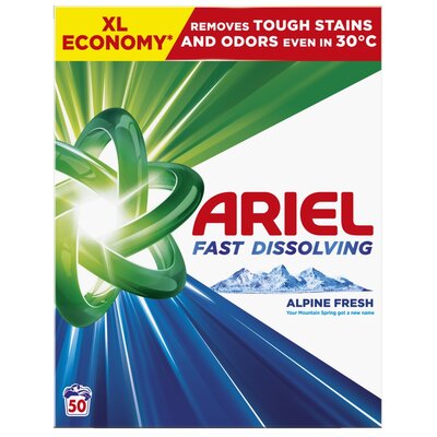 Proszek do prania ARIEL Fast Dissolving Alpine Fresh Color 2.75 kg do kolorowych tkanin