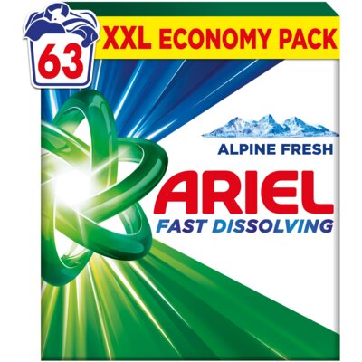 Proszek do prania ARIEL Fast Dissolving Alpine Fresh Color 3.46 kg do jasnych i białych tkanin
