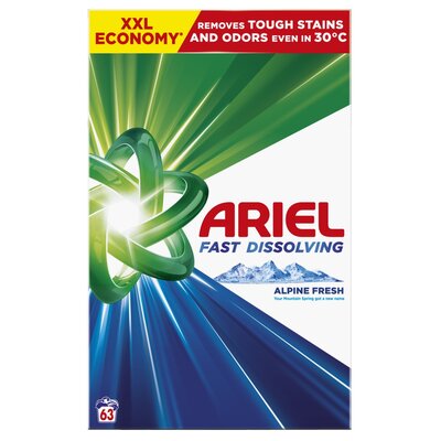 Proszek do prania ARIEL Fast Dissolving Alpine Fresh Color 3.46 kg do kolorowych tkanin