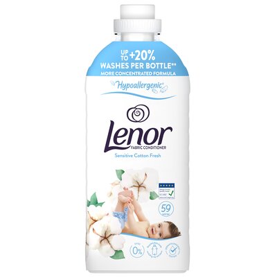 Płyn do płukania LENOR Sensitive Cotton Fresh 1239 ml