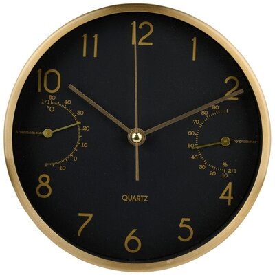 Zegar ścienny ARTICASA 15 cm Czarny