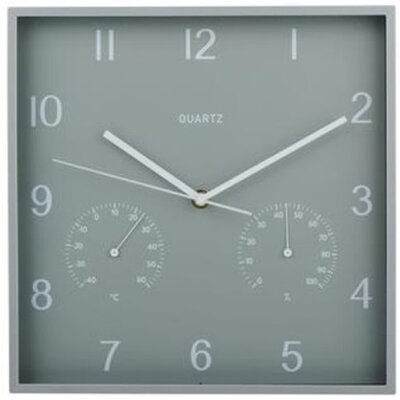 Zegar ścienny ARTICASA 28 cm Szary