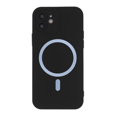 Etui TECTO SHIELD Silicon Soft Mag do Apple iPhone 12 Czarny