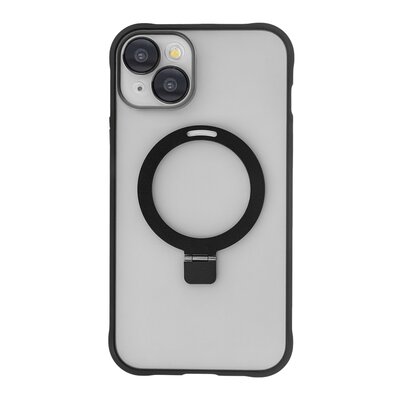 Etui TECTO SHIELD Ring Secure Mag do Apple iPhone 13 Przezroczysto-czarny