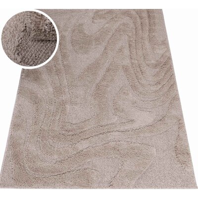 Dywan wewnętrzny MULTIDECOR Pisa fala 120 x 170cm Beżowy